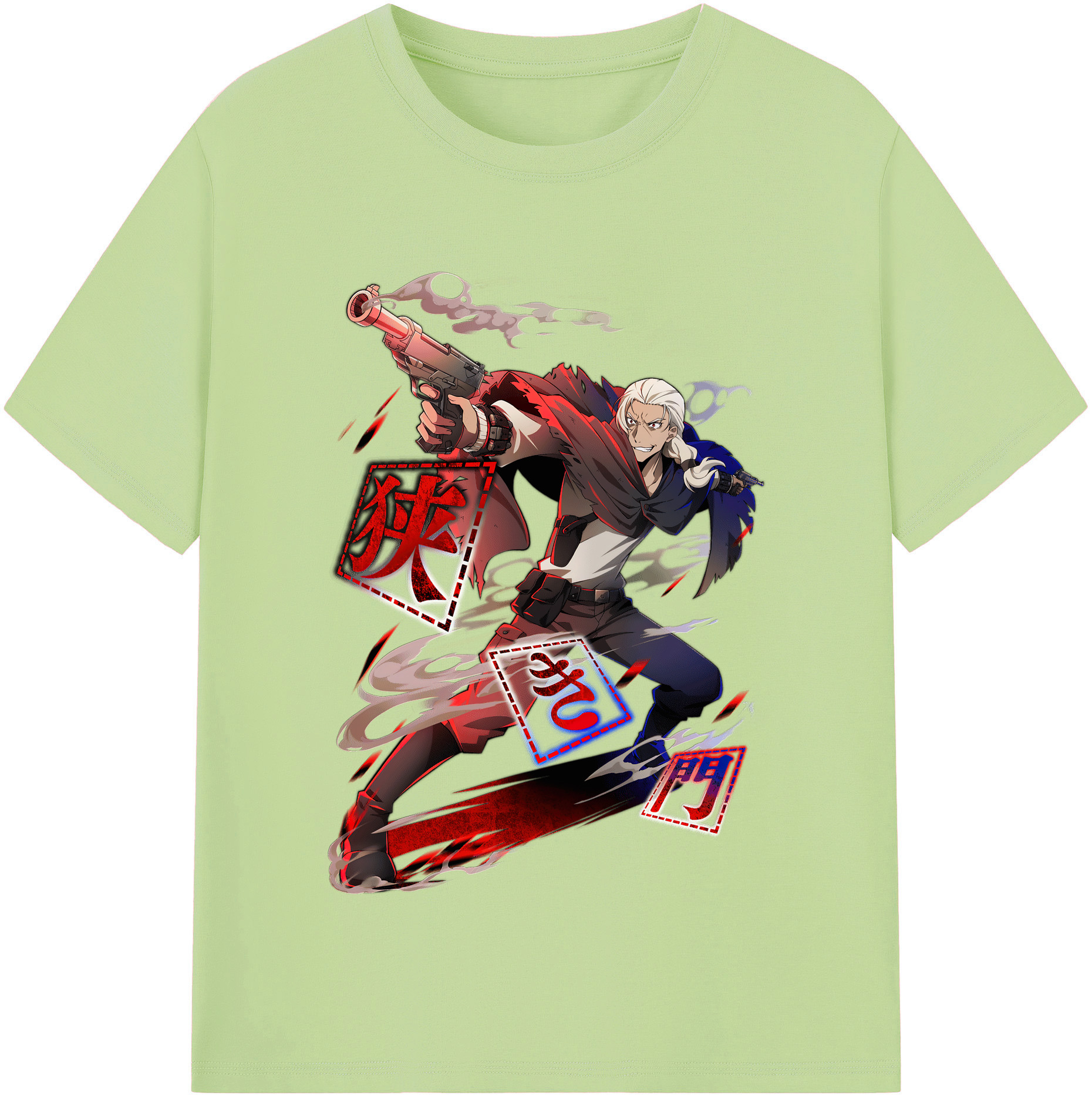 （画像用） 文豪ストレイドッグス Bungo Stray Dogs 綿100％半袖Tシャツ（フロントプリント）